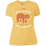 T-Shirts Banana Cream/ / X-Small Fall Asleep Women's Premium T-Shirt