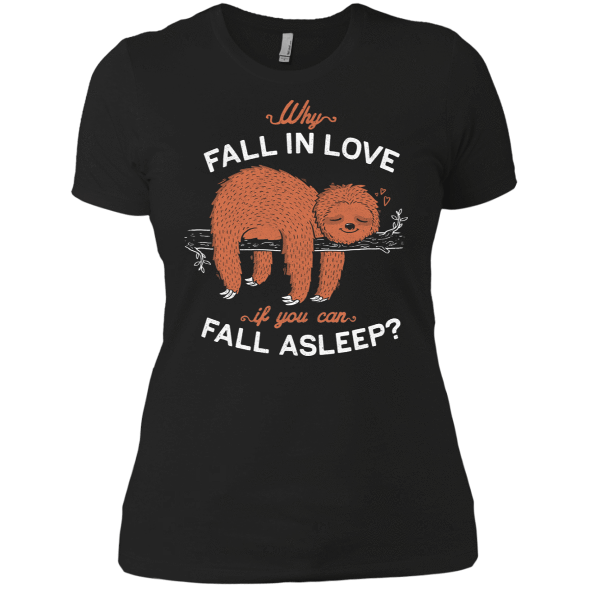 T-Shirts Black / X-Small Fall Asleep Women's Premium T-Shirt