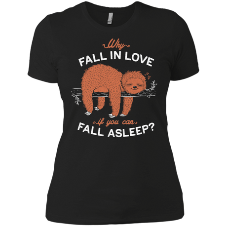 T-Shirts Black / X-Small Fall Asleep Women's Premium T-Shirt