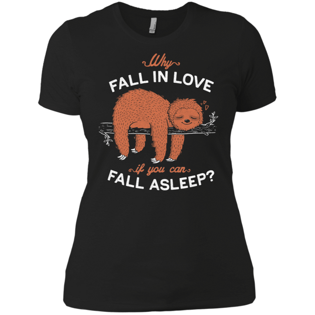 T-Shirts Black / X-Small Fall Asleep Women's Premium T-Shirt