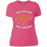 T-Shirts Hot Pink / X-Small Fall Asleep Women's Premium T-Shirt