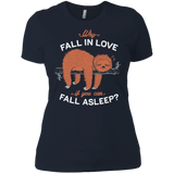 T-Shirts Midnight Navy / X-Small Fall Asleep Women's Premium T-Shirt