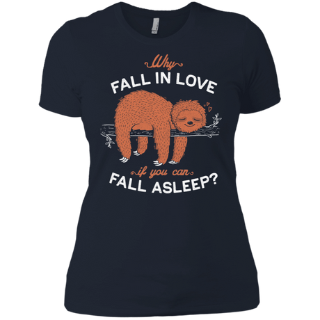 T-Shirts Midnight Navy / X-Small Fall Asleep Women's Premium T-Shirt