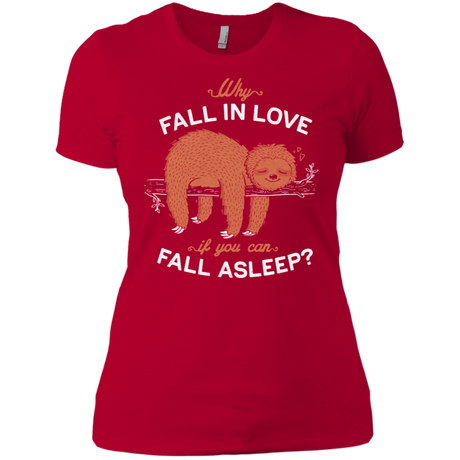 T-Shirts Red / X-Small Fall Asleep Women's Premium T-Shirt
