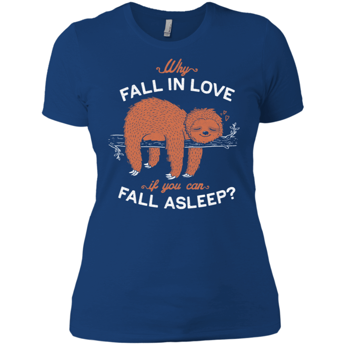 T-Shirts Royal / X-Small Fall Asleep Women's Premium T-Shirt