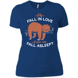 T-Shirts Royal / X-Small Fall Asleep Women's Premium T-Shirt