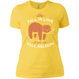 T-Shirts Vibrant Yellow / X-Small Fall Asleep Women's Premium T-Shirt