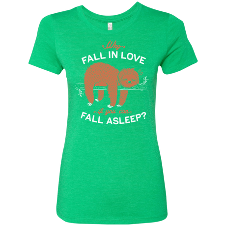 T-Shirts Envy / S Fall Asleep Women's Triblend T-Shirt