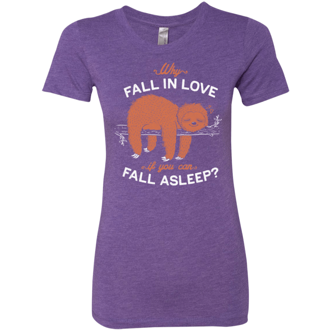 T-Shirts Purple Rush / S Fall Asleep Women's Triblend T-Shirt