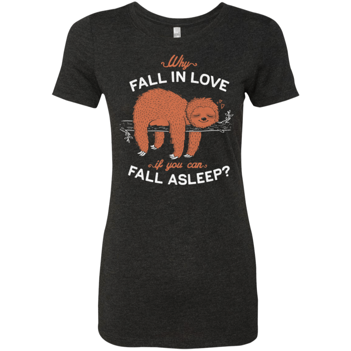 T-Shirts Vintage Black / S Fall Asleep Women's Triblend T-Shirt