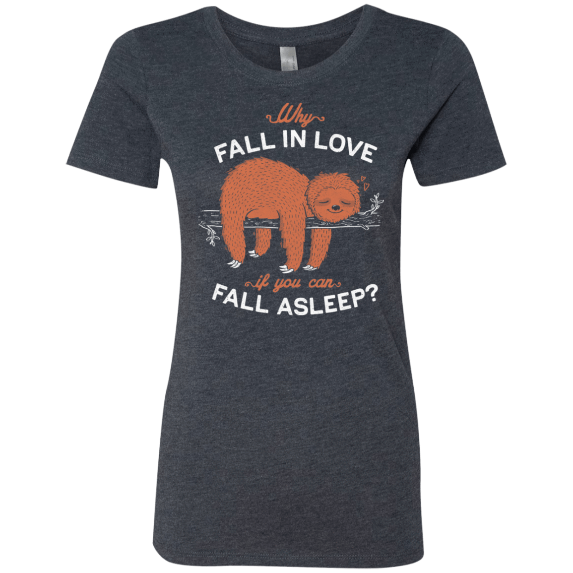T-Shirts Vintage Navy / S Fall Asleep Women's Triblend T-Shirt