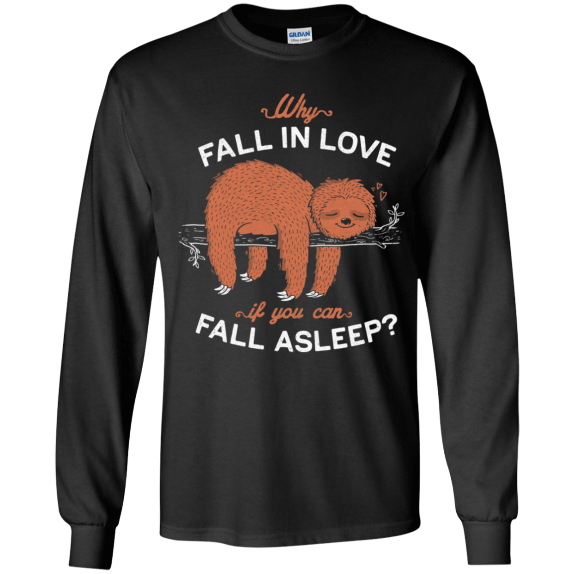 T-Shirts Black / YS Fall Asleep Youth Long Sleeve T-Shirt