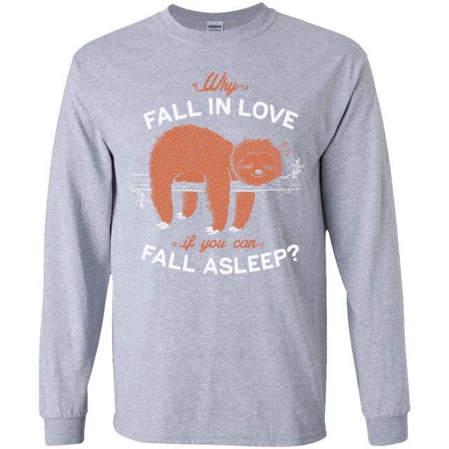 T-Shirts Sport Grey / YS Fall Asleep Youth Long Sleeve T-Shirt