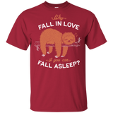 T-Shirts Cardinal / YXS Fall Asleep Youth T-Shirt