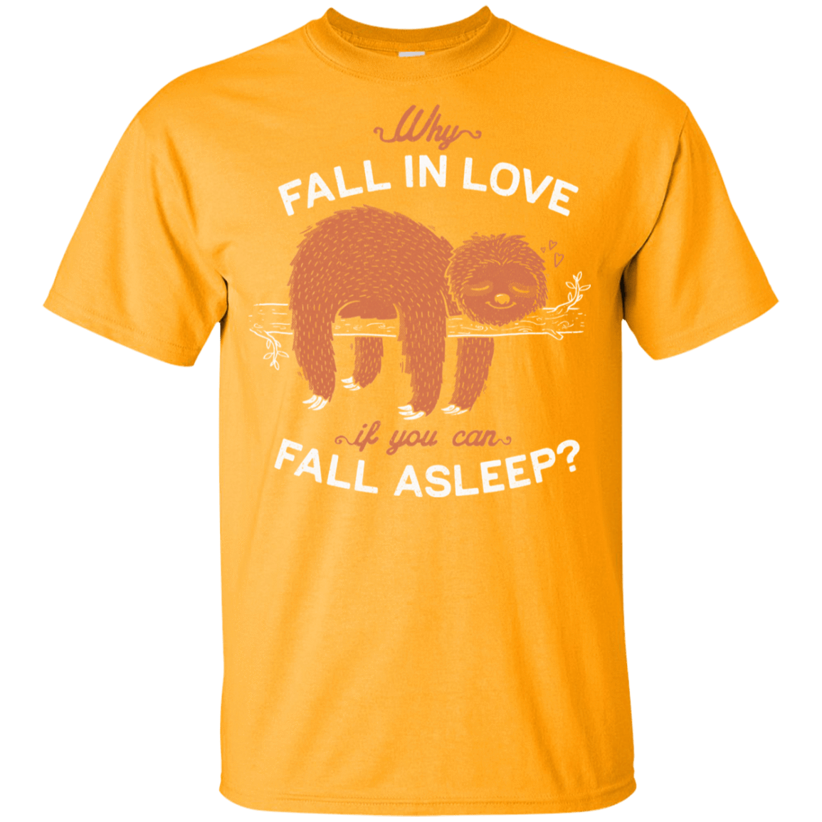 T-Shirts Gold / YXS Fall Asleep Youth T-Shirt