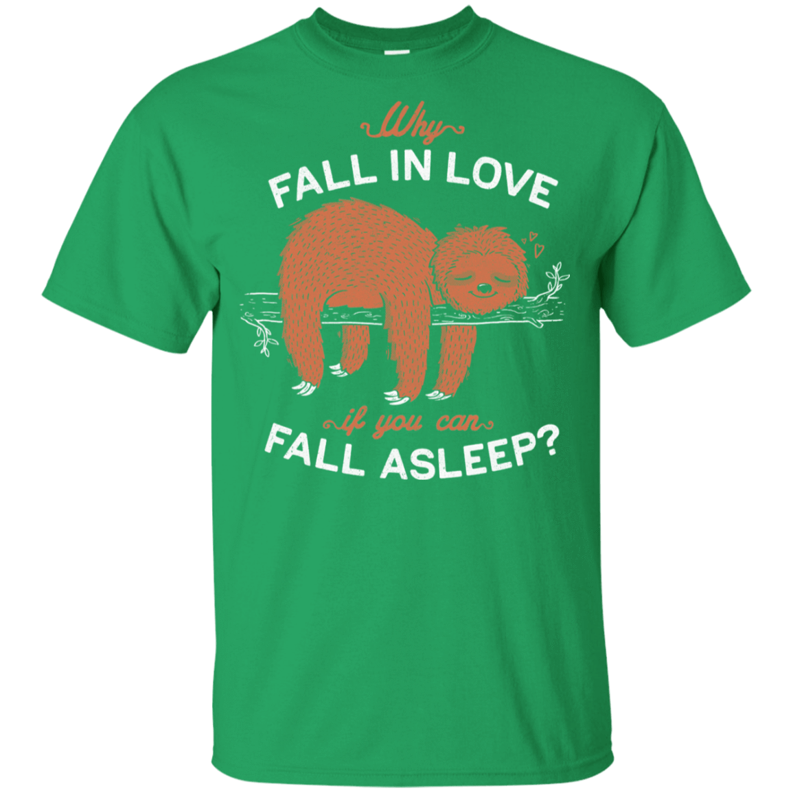 T-Shirts Irish Green / YXS Fall Asleep Youth T-Shirt