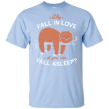 T-Shirts Light Blue / YXS Fall Asleep Youth T-Shirt