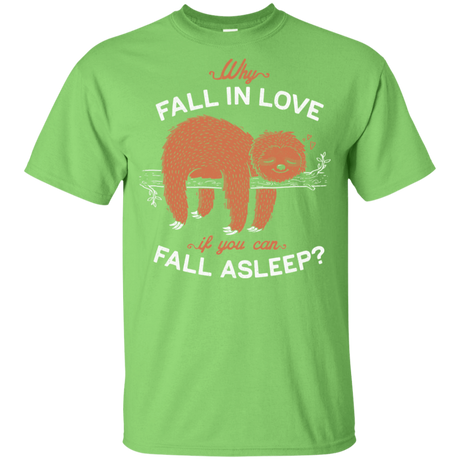 T-Shirts Lime / YXS Fall Asleep Youth T-Shirt