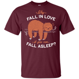 T-Shirts Maroon / YXS Fall Asleep Youth T-Shirt