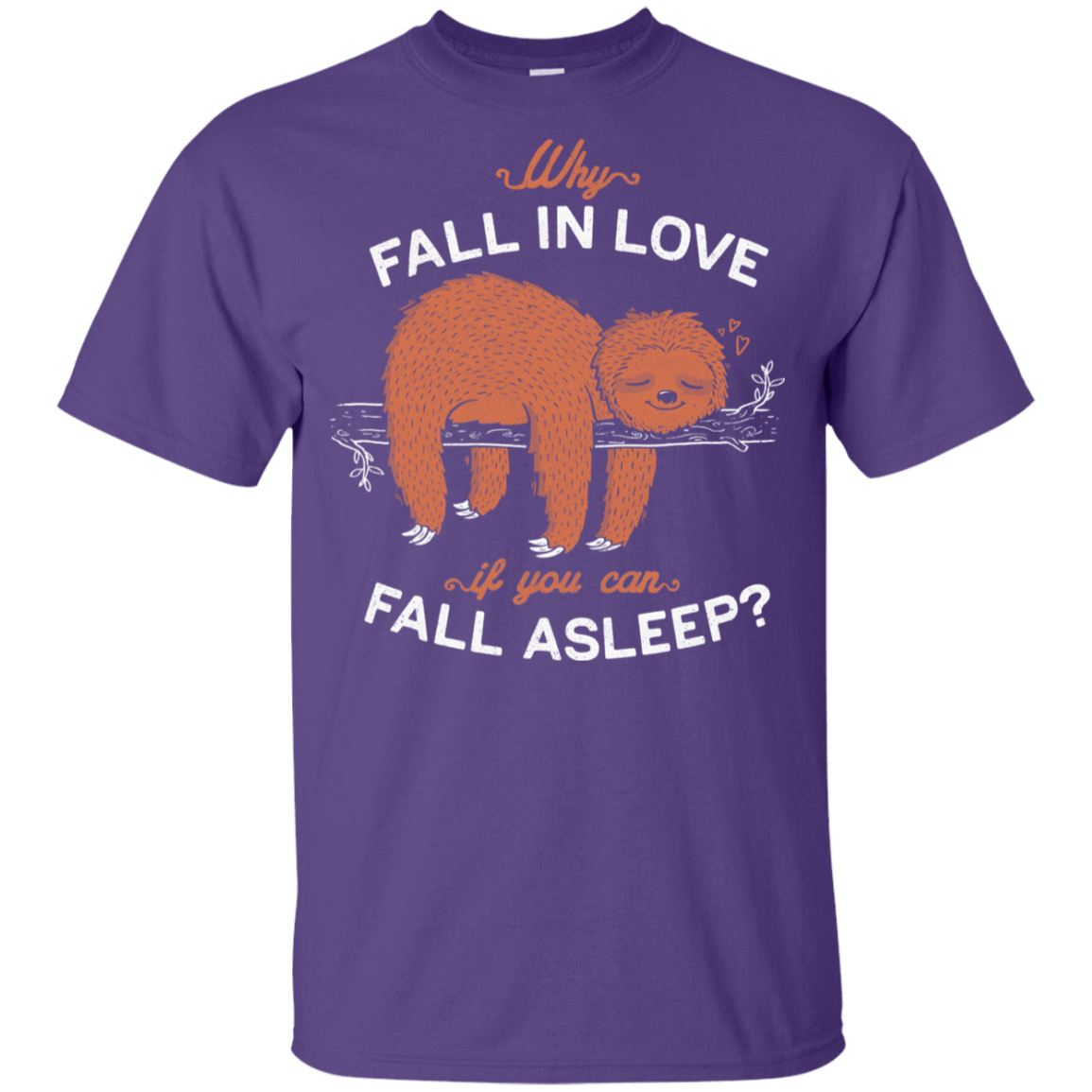 T-Shirts Purple / YXS Fall Asleep Youth T-Shirt