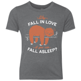 T-Shirts Premium Heather / YXS Fall Asleep Youth Triblend T-Shirt