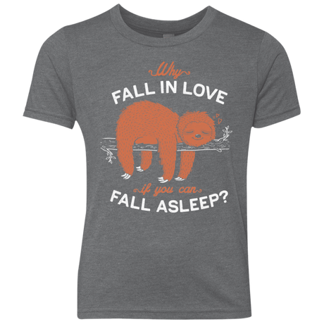 T-Shirts Premium Heather / YXS Fall Asleep Youth Triblend T-Shirt