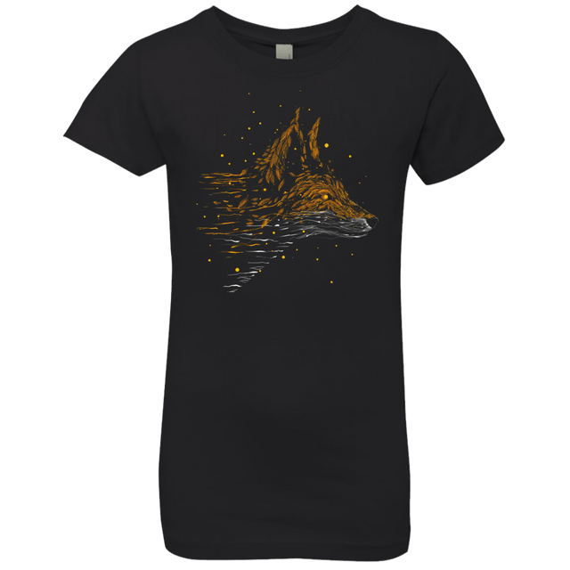T-Shirts Black / YXS Falling in Leaves Girls Premium T-Shirt