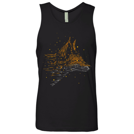 T-Shirts Black / S Falling in Leaves Men's Premium Tank Top