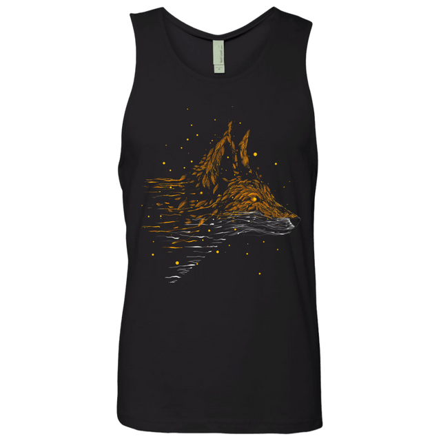 T-Shirts Black / S Falling in Leaves Men's Premium Tank Top