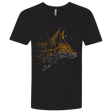 T-Shirts Black / X-Small Falling in Leaves Men's Premium V-Neck