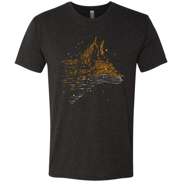 T-Shirts Vintage Black / S Falling in Leaves Men's Triblend T-Shirt