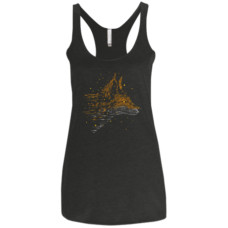T-Shirts Vintage Black / X-Small Falling in Leaves Women's Triblend Racerback Tank