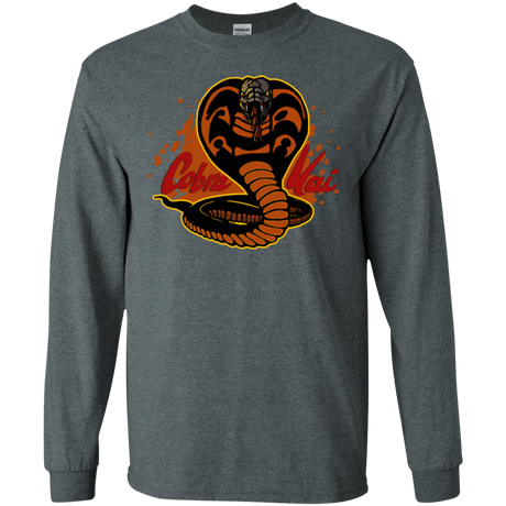 T-Shirts Dark Heather / S Familiar Reptile Men's Long Sleeve T-Shirt