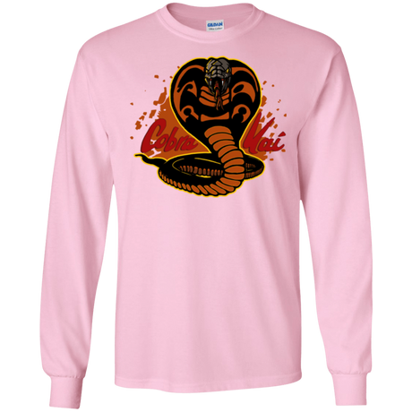 T-Shirts Light Pink / S Familiar Reptile Men's Long Sleeve T-Shirt