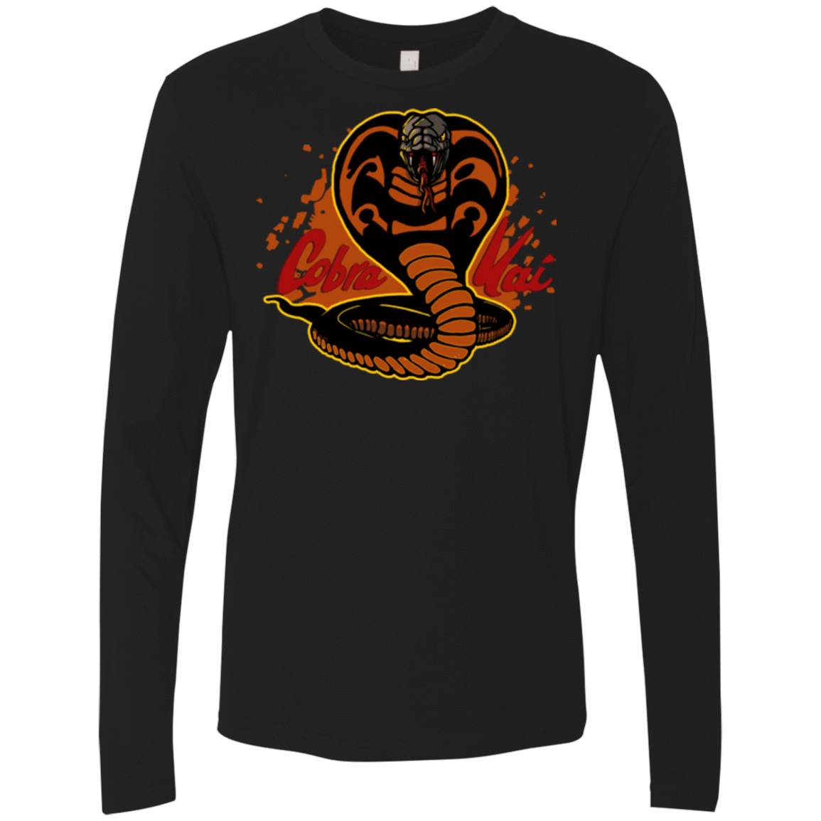 T-Shirts Black / S Familiar Reptile Men's Premium Long Sleeve