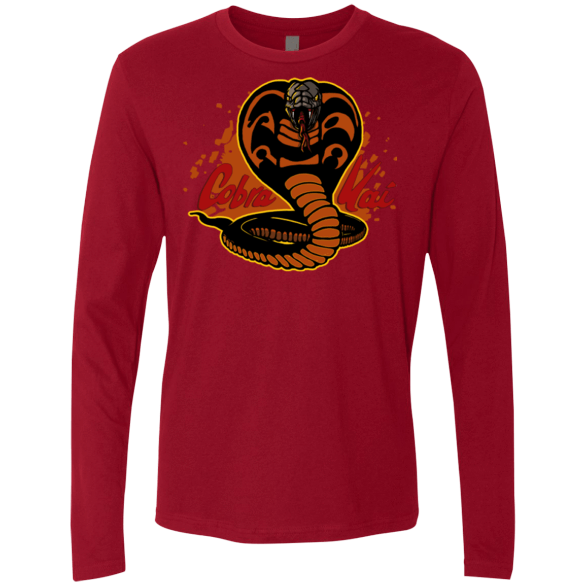 T-Shirts Cardinal / S Familiar Reptile Men's Premium Long Sleeve