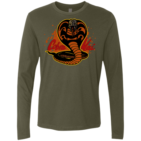 T-Shirts Military Green / S Familiar Reptile Men's Premium Long Sleeve