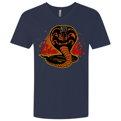 T-Shirts Midnight Navy / X-Small Familiar Reptile Men's Premium V-Neck