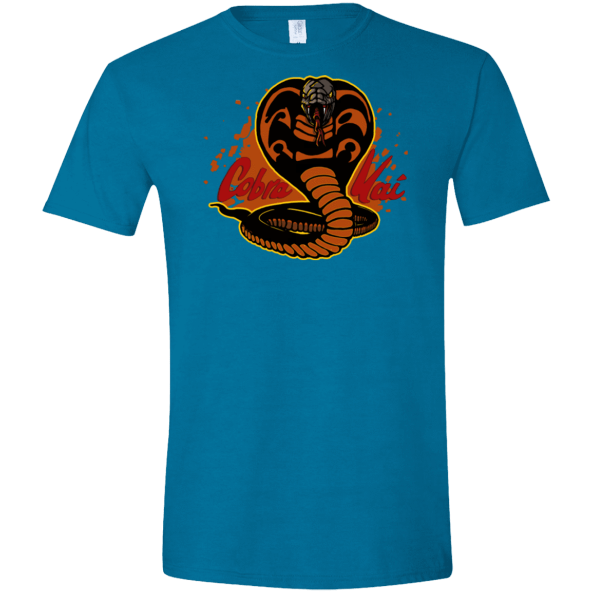 T-Shirts Antique Sapphire / S Familiar Reptile Men's Semi-Fitted Softstyle