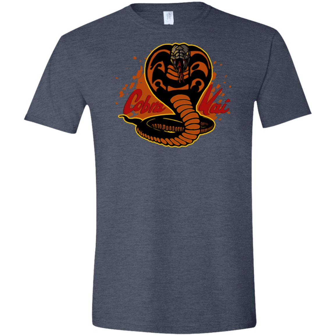 T-Shirts Heather Navy / S Familiar Reptile Men's Semi-Fitted Softstyle