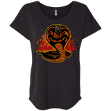 T-Shirts Vintage Black / X-Small Familiar Reptile Triblend Dolman Sleeve