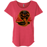 T-Shirts Vintage Red / X-Small Familiar Reptile Triblend Dolman Sleeve