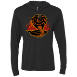 T-Shirts Vintage Black / X-Small Familiar Reptile Triblend Long Sleeve Hoodie Tee