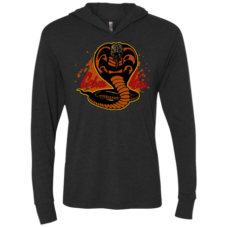 T-Shirts Vintage Black / X-Small Familiar Reptile Triblend Long Sleeve Hoodie Tee