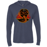 T-Shirts Vintage Navy / X-Small Familiar Reptile Triblend Long Sleeve Hoodie Tee