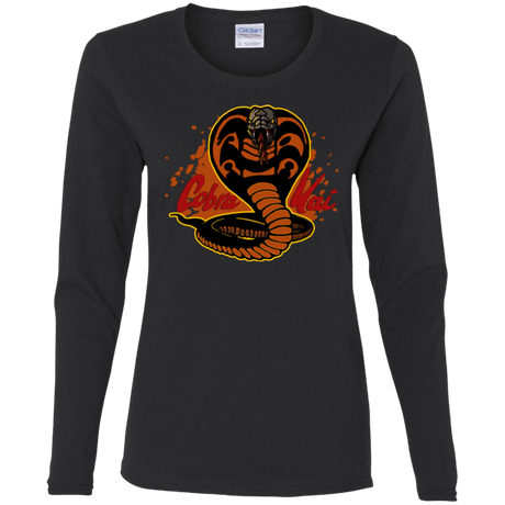 T-Shirts Black / S Familiar Reptile Women's Long Sleeve T-Shirt