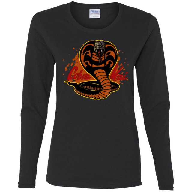 T-Shirts Black / S Familiar Reptile Women's Long Sleeve T-Shirt