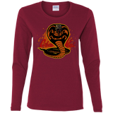 T-Shirts Cardinal / S Familiar Reptile Women's Long Sleeve T-Shirt