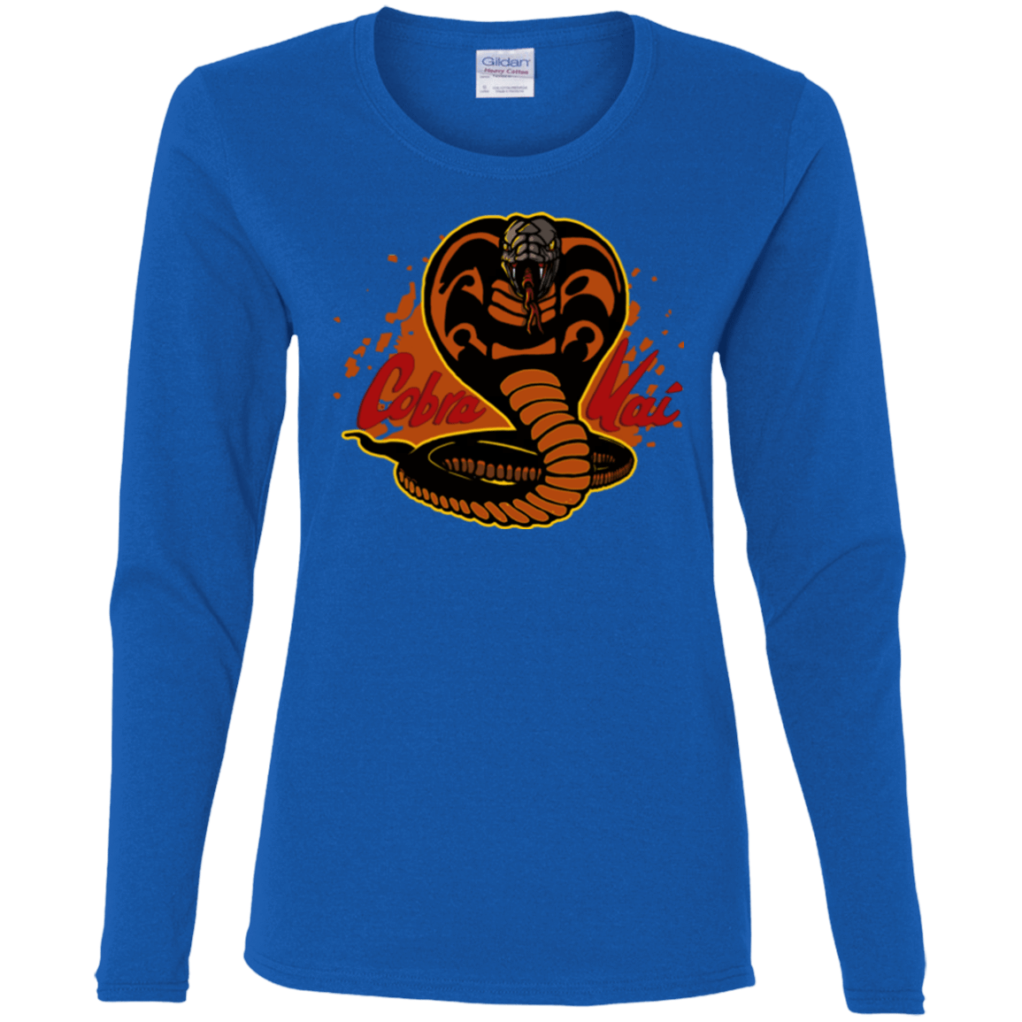 T-Shirts Royal / S Familiar Reptile Women's Long Sleeve T-Shirt