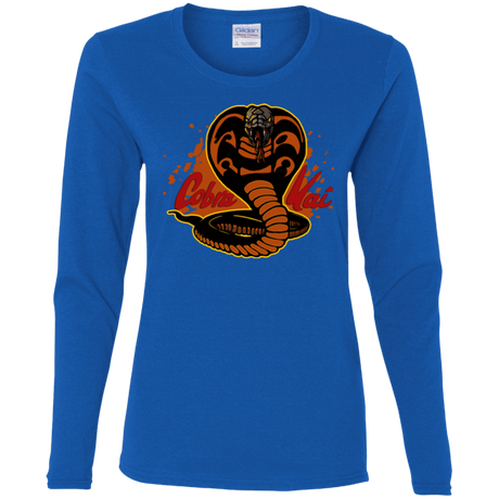 T-Shirts Royal / S Familiar Reptile Women's Long Sleeve T-Shirt